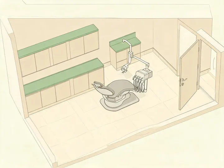 Compact dental operatory concept