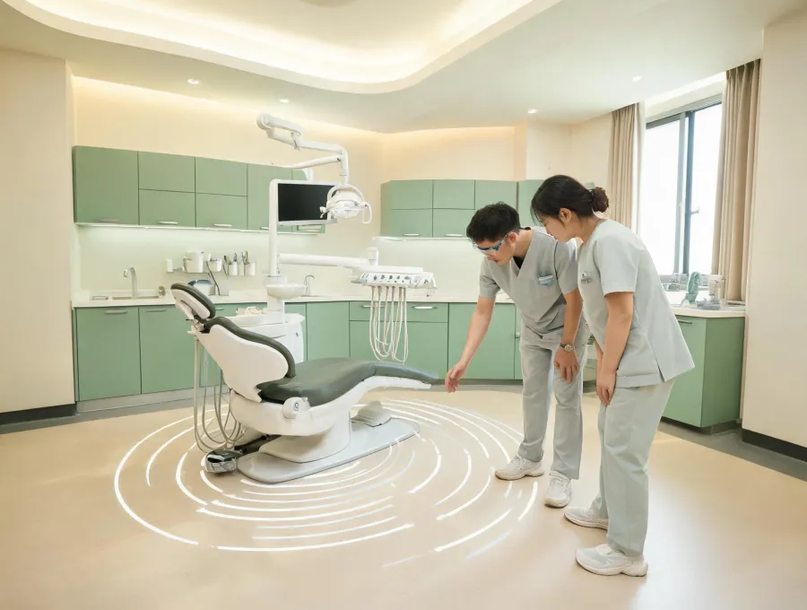 Dental clinician reach and posture review